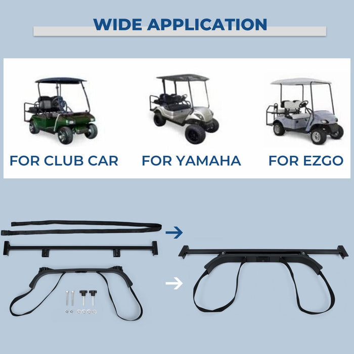DURAFORCE Universal Golf Cart Bag Holder Bracket Attachment Seat For EZGO Club Car Yamaha