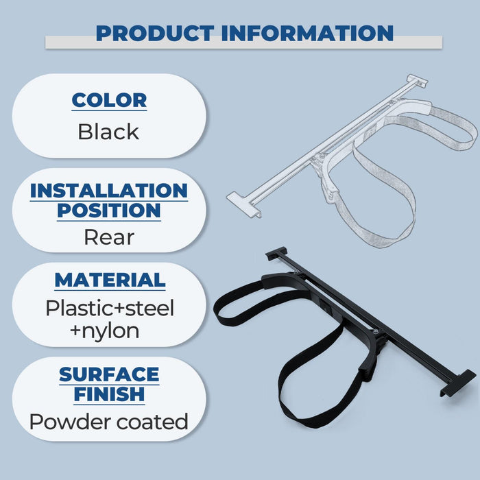 DURAFORCE Universal Golf Cart Bag Holder Bracket Attachment Seat For EZGO Club Car Yamaha