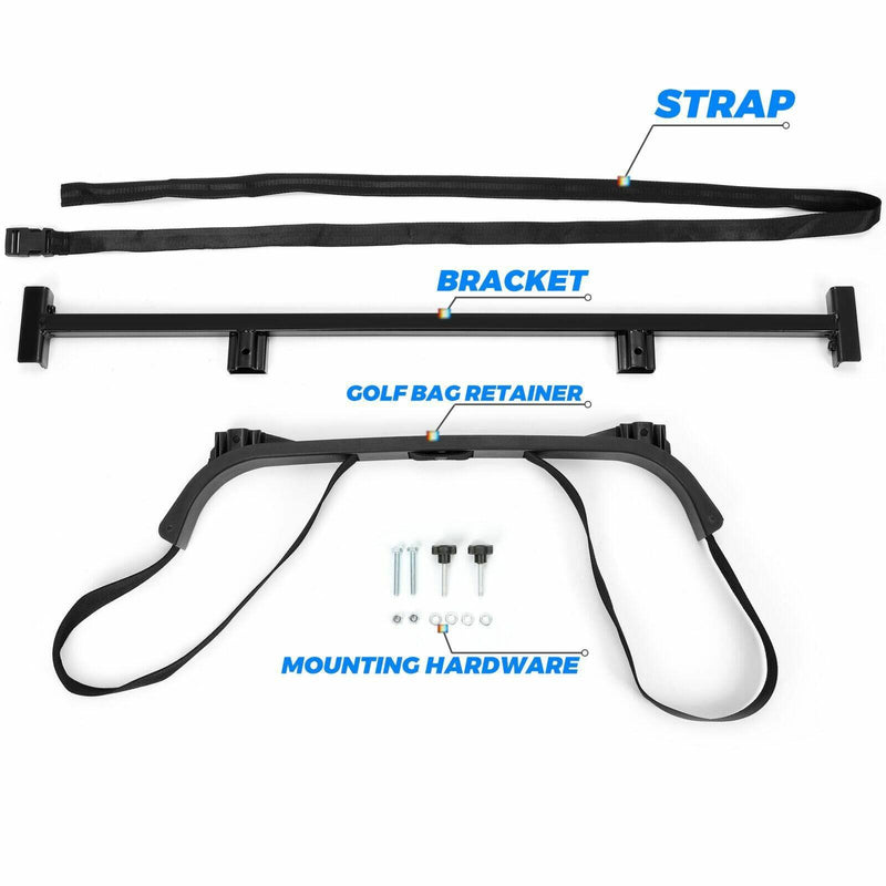 DURAFORCE Universal Golf Cart Bag Holder Bracket Attachment Seat For EZGO Club Car Yamaha
