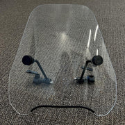 DURAFORCE Motorcycle Windshield Windscreen For Harley Softail Dyna Glide Yamaha 7/8" 1"