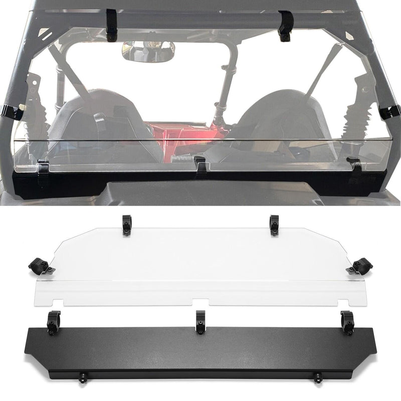 DURAFORCE Rear Windshield Fits Polaris RZR 800 2008-2014 RZR 570 2014-2020 Vent Window