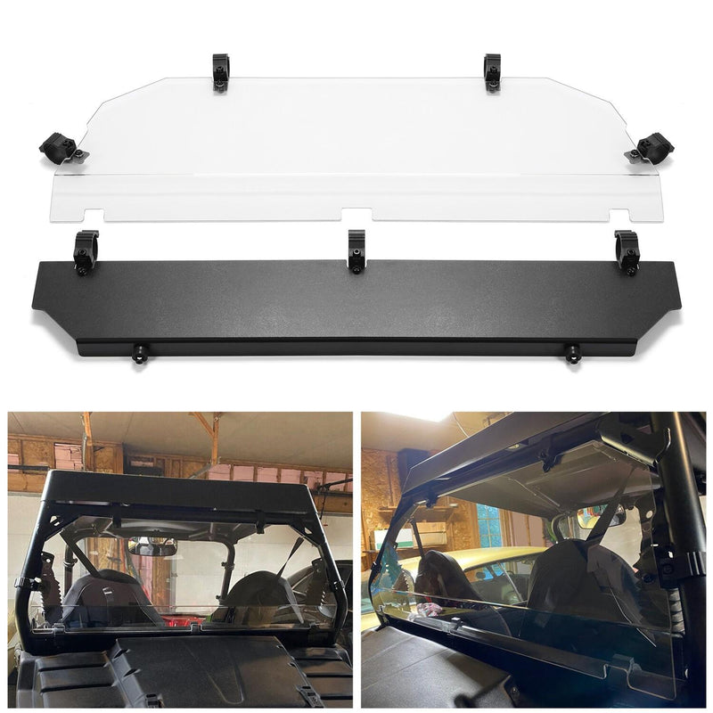 DURAFORCE Rear Windshield Fits Polaris RZR 800 2008-2014 RZR 570 2014-2020 Vent Window