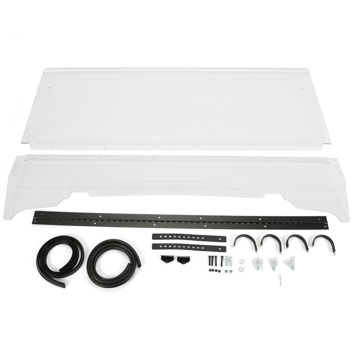 DURAFORCE Flip Clear Windshield For Polaris Ranger 500 4x4/Ranger Crew 700/Ranger XP 700