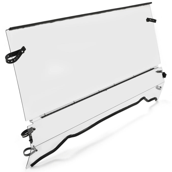 DURAFORCE Flip Clear Windshield For Polaris Ranger 500 4x4/Ranger Crew 700/Ranger XP 700