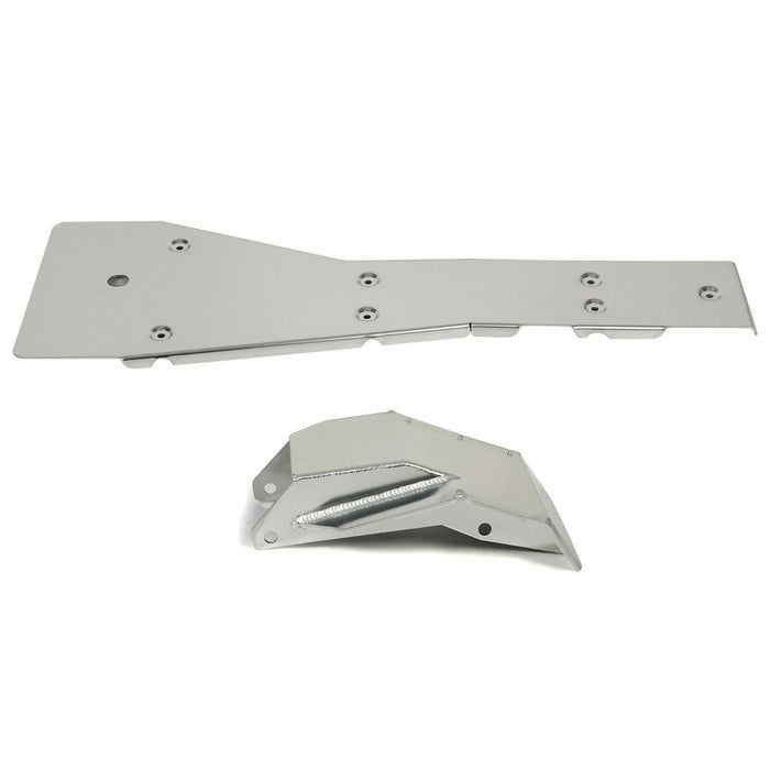 DURAFORCE For Yamaha Banshee YFZ 350 Full Chassis Glide & Swing Arm Skid Plate Gaurd Combo