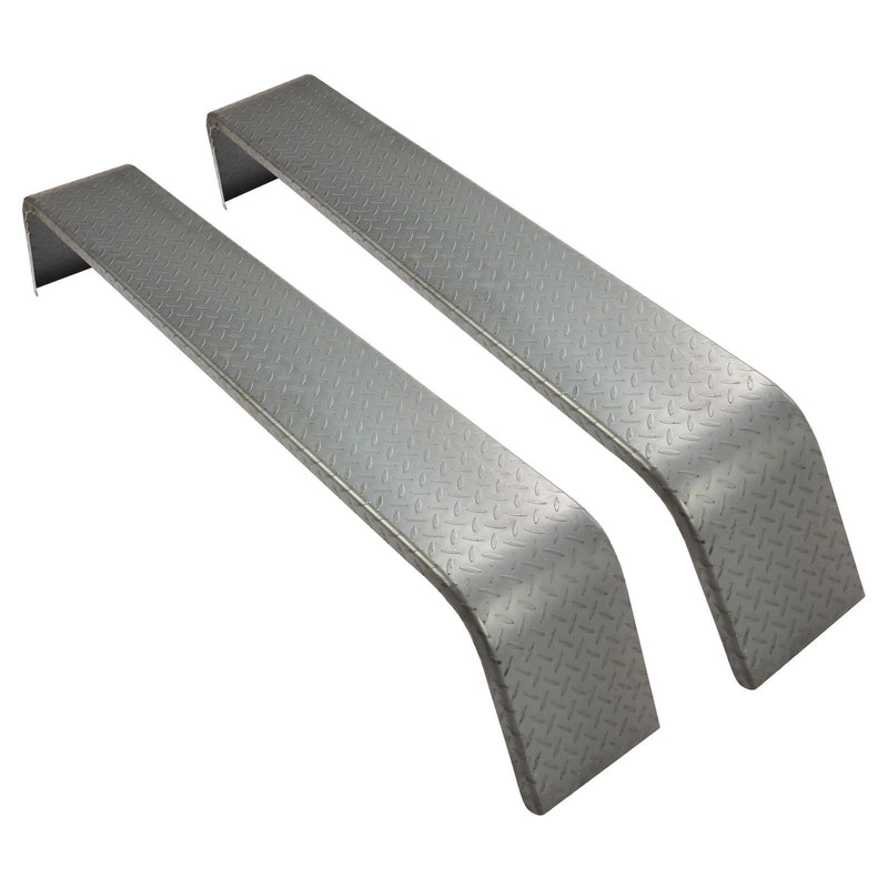 DURAFORCE Dual Tandem Axle Trailer Fenders 72-7/8"x10-1/4"x13" (Fit 13"-15" Tires) - 2 PCS