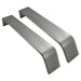 DURAFORCE Dual Tandem Axle Trailer Fenders 72-7/8"x10-1/4"x13" (Fit 13"-15" Tires) - 2 PCS