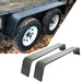 DURAFORCE Dual Tandem Axle Trailer Fenders 72-7/8"x10-1/4"x13" (Fit 13"-15" Tires) - 2 PCS