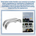 DURAFORCE For 13” 14” 15” Heavy Duty Round Plate Tandem Axle Trailer Fenders 9" x 66" x18"