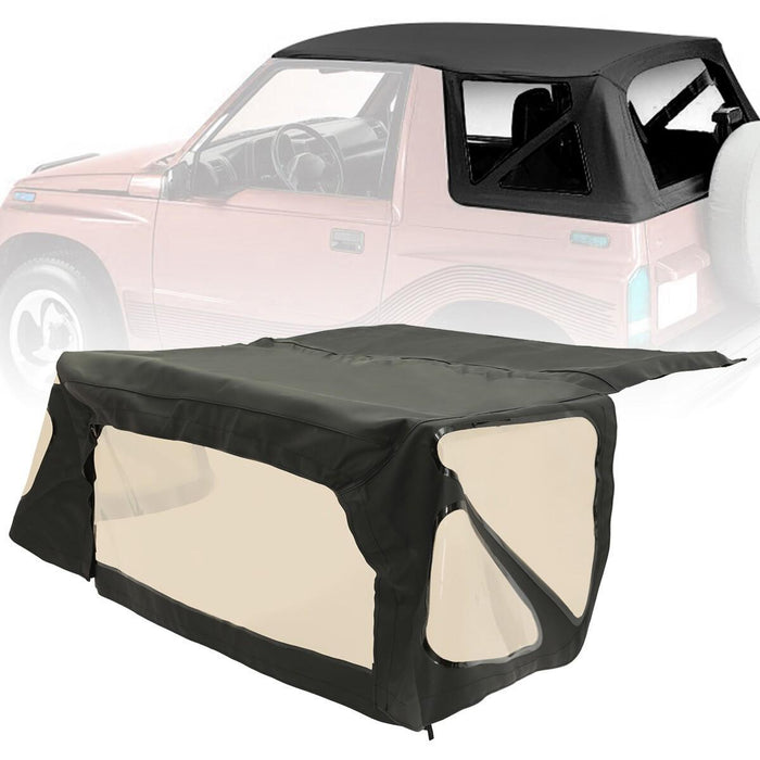 DURAFORCE Soft Top W/ Tinted Windows For 88-94 Geo Tracker Suzuki Sidekick Replace 98715