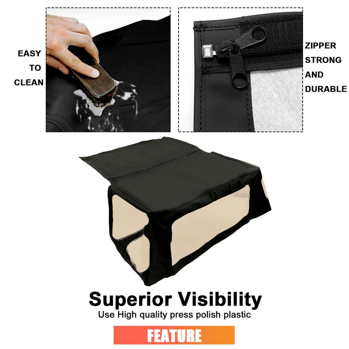 DURAFORCE Soft Top W/ Tinted Windows For 88-94 Geo Tracker Suzuki Sidekick Replace 98715