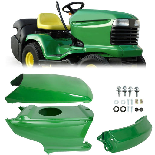 DURAFORCE For John Deere LT133 LT155 LT166 LTR155 LTR166 Upper Lower Hood & Bumper Hinge