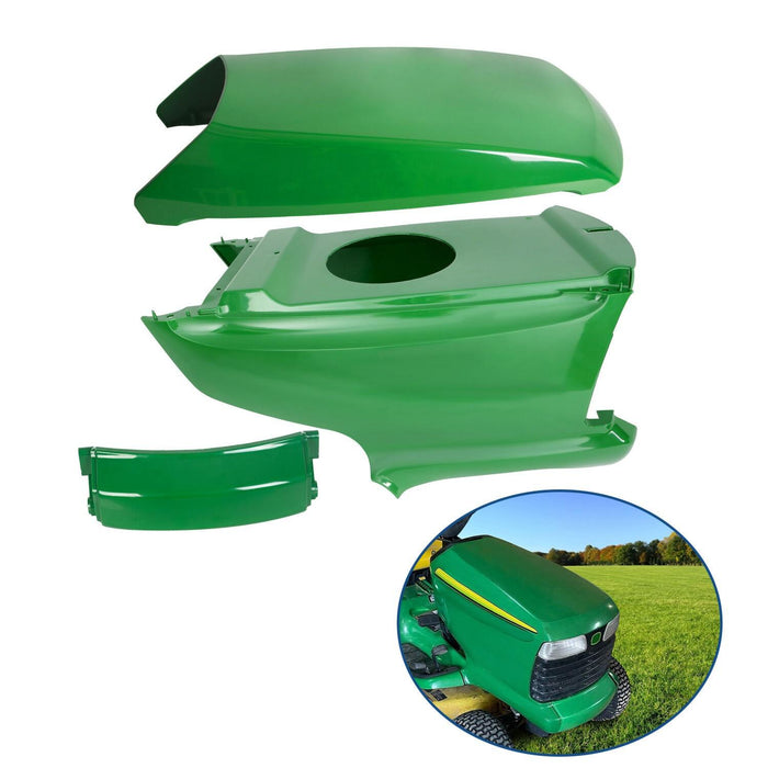 DURAFORCE For John Deere LT133 LT155 LT166 LTR155 LTR166 Upper Lower Hood & Bumper Hinge