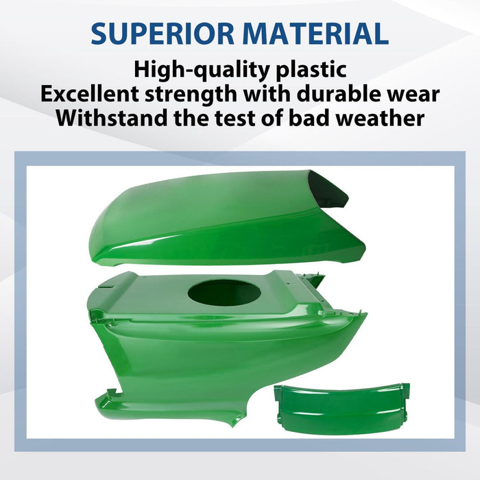 DURAFORCE For John Deere LT133 LT155 LT166 LTR155 LTR166 Upper Lower Hood & Bumper Hinge