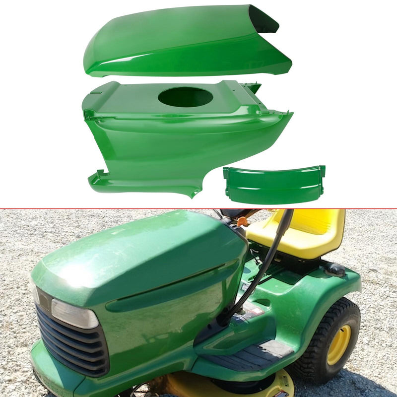 DURAFORCE For John Deere LT133 LT155 LT166 LTR155 LTR166 Upper Lower Hood & Bumper Hinge