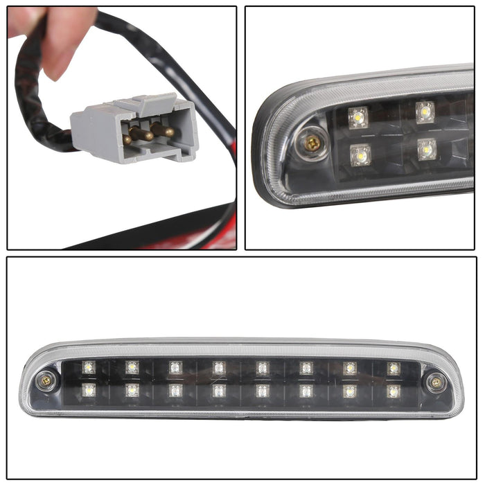DURAFORCE For 99-15 16 Ford F250 F350 F450 F550 Super Duty LED 3rd Brake Light Cargo Lamp