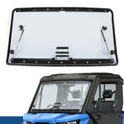 DURAFORCE Fit Can-Am Defender 2016-2024 HD 5/8/10 Scratch Resistant Flip Windshield 3-IN-1