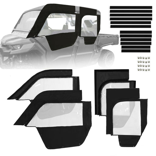 DURAFORCE 2017-2022 For Can-Am Defender Max HD10 HD8 4-Upper Half Soft Upper Doors