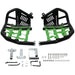 DURAFORCE For Kawasaki KFX450R 2008-2015 Nerf Bars Pro Peg Heel Guard Black Nerf Green Net