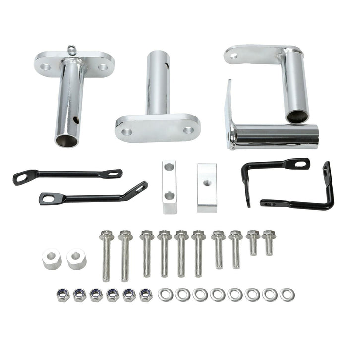 DURAFORCE For Kawasaki KFX450R 2008-2015 Nerf Bars Pro Peg Heel Guard Black Nerf Green Net