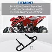 DURAFORCE For Yamaha Raptor 660 660R 2001-2005 / YFZ450 Rear Wide Bumper Grab Bar Black