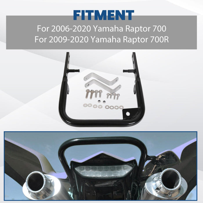 DURAFORCE For Yamaha Raptor 700 700R YFM700 YFM700R 2006-24 Grab Bar Rear Bumper Aluminum
