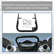 DURAFORCE For Yamaha Raptor 700 700R YFM700 YFM700R 2006-24 Grab Bar Rear Bumper Aluminum