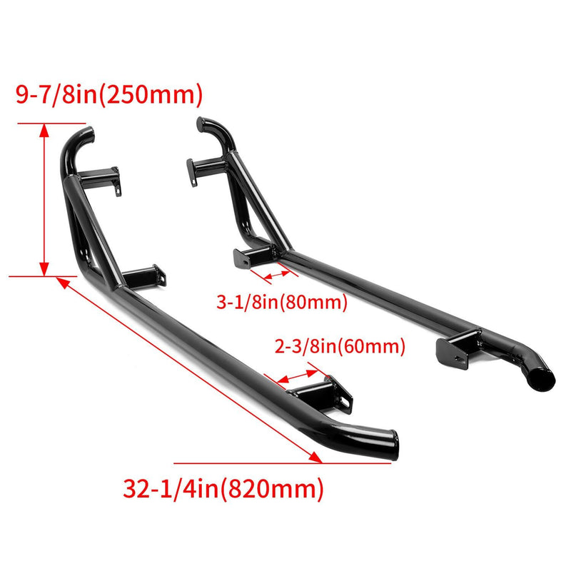 DURAFORCE New! Side Nerf Bars Rock Sliders For 14-23 Polaris RZR XP 1000 Trail 900S Turbo