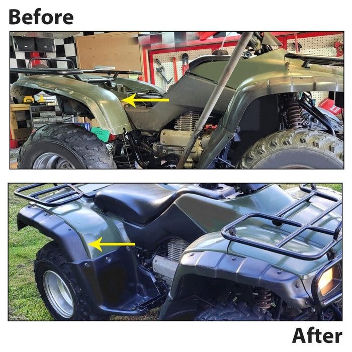 DURAFORCE Right Rear Fender Splash Mud Guard Rancher For Honda TRX350 FE FM TE TM 00-03