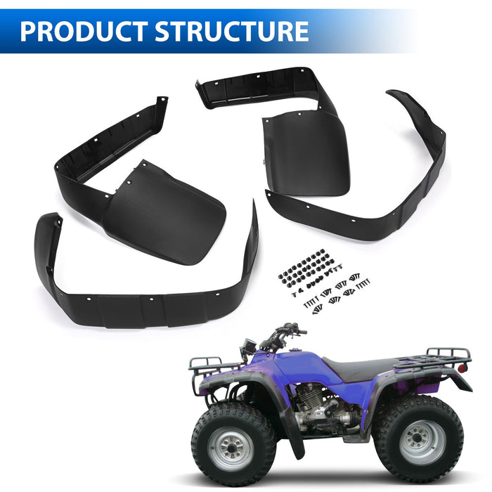 DURAFORCE Fit For 96-00 Honda FourTrax TRX300 TRX 300 FW Fender Flaps Mud Splash Guards