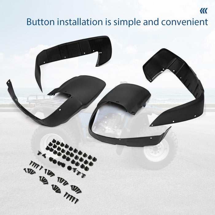 DURAFORCE Fit For 96-00 Honda FourTrax TRX300 TRX 300 FW Fender Flaps Mud Splash Guards