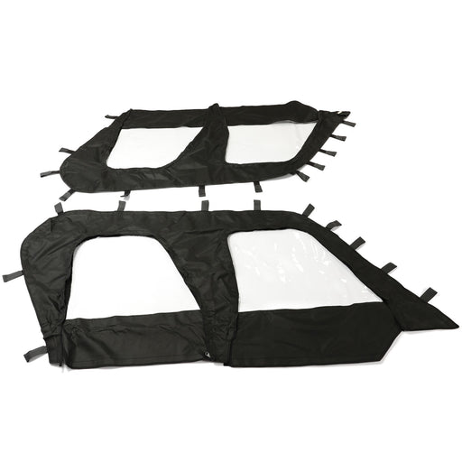 DURAFORCE Soft Doors Cab Enclosure Set For 2012-2022 Kawasaki Teryx4 4 seat UTV models