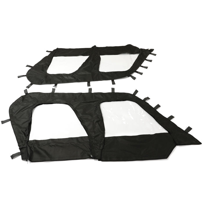 DURAFORCE Soft Doors Cab Enclosure Set For 2012-2022 Kawasaki Teryx4 4 seat UTV models
