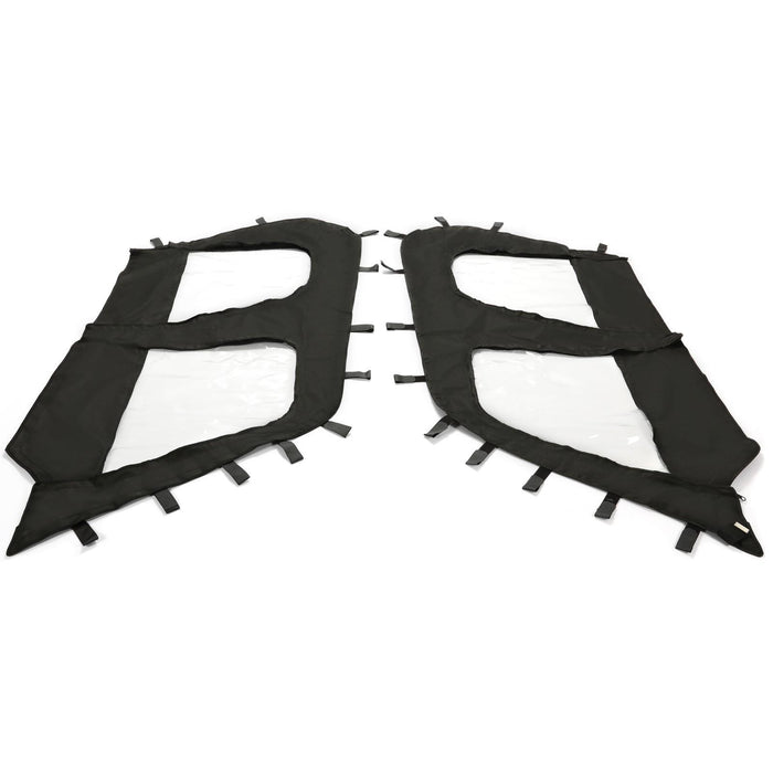 DURAFORCE Soft Doors Cab Enclosure Set For 2012-2022 Kawasaki Teryx4 4 seat UTV models