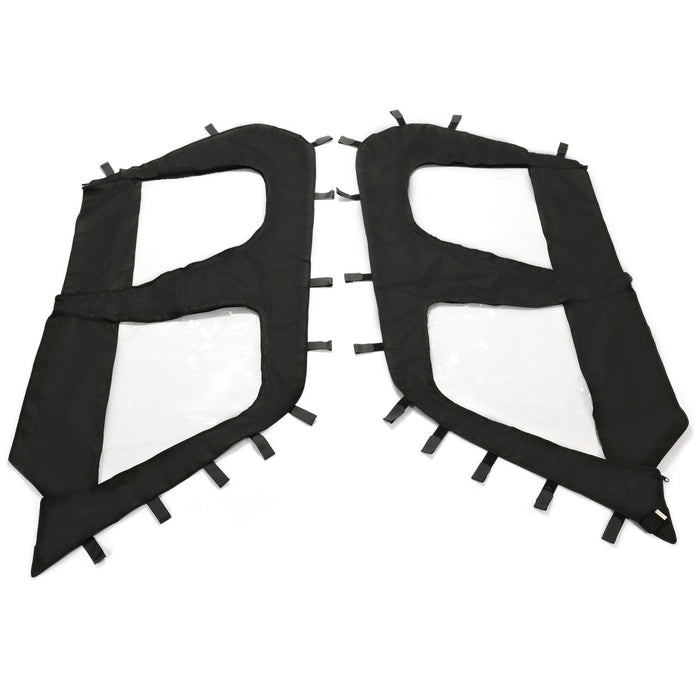 DURAFORCE Soft Doors Cab Enclosure Set For 2012-2022 Kawasaki Teryx4 4 seat UTV models