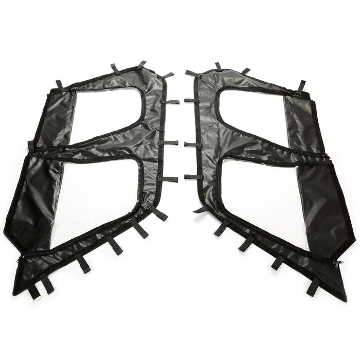 DURAFORCE Soft Doors Cab Enclosure Set For 2012-2022 Kawasaki Teryx4 4 seat UTV models
