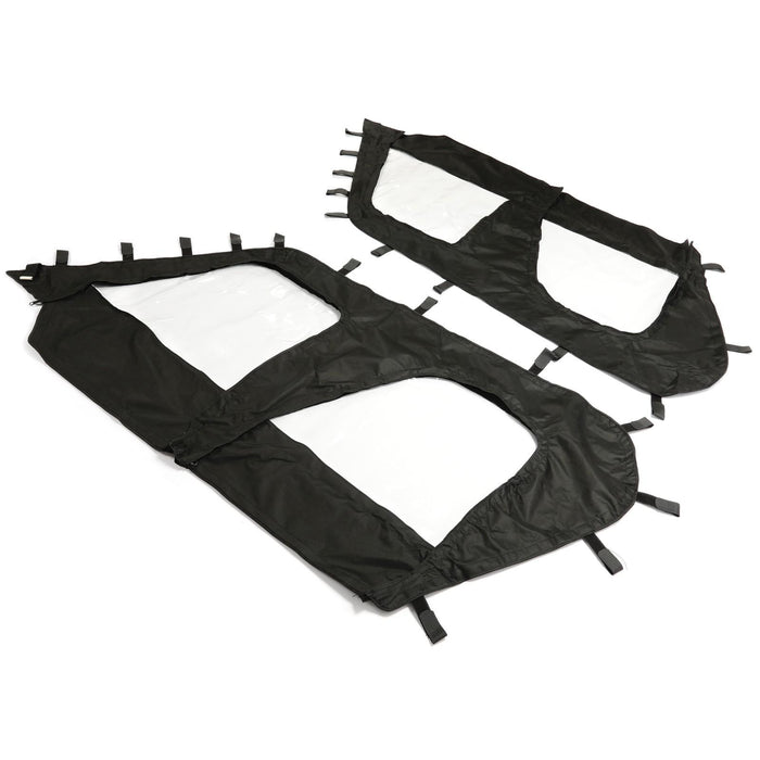 DURAFORCE Soft Doors Cab Enclosure Set For 2012-2022 Kawasaki Teryx4 4 seat UTV models