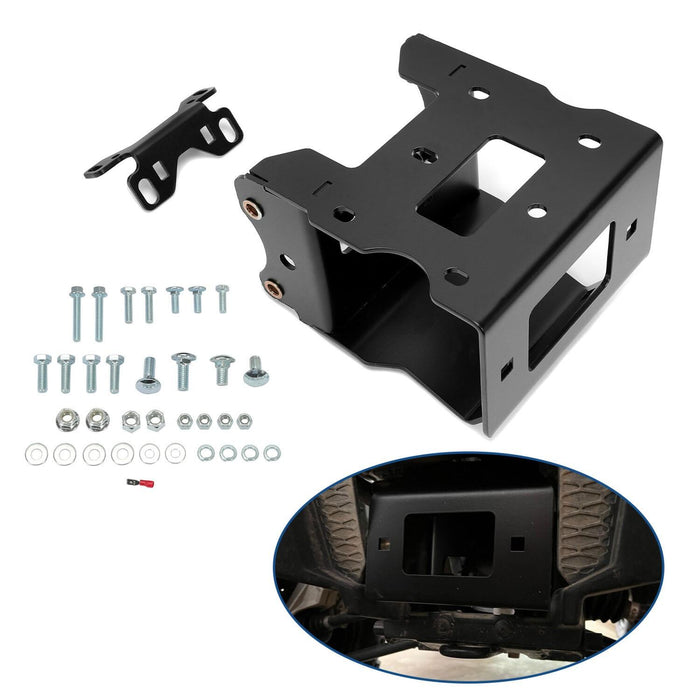 DURAFORCE For Polaris Sportsman 400 450 500 550 570 800 850 ATV Winch Mount Plate Brackets