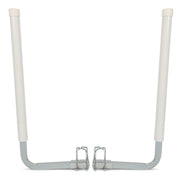 DURAFORCE 2PCS Boat Trailer 40" Zinc-Plated Guide On Post PVC Poles For Sailboat Trailer