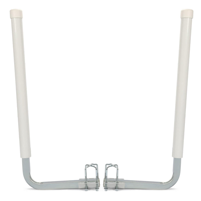 DURAFORCE 2PCS Boat Trailer 40" Zinc-Plated Guide On Post PVC Poles For Sailboat Trailer