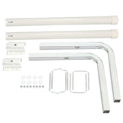 DURAFORCE 2PCS Boat Trailer 40" Zinc-Plated Guide On Post PVC Poles For Sailboat Trailer
