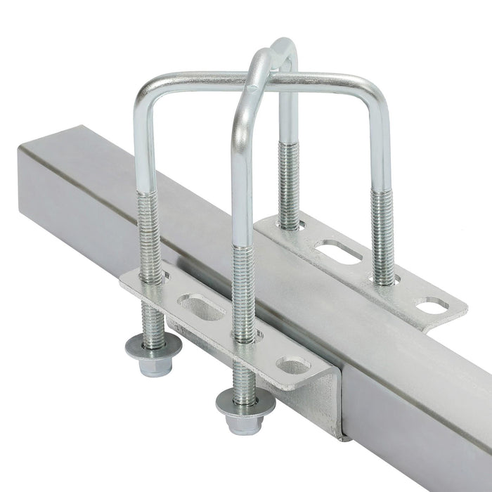DURAFORCE 2PCS Boat Trailer 40" Zinc-Plated Guide On Post PVC Poles For Sailboat Trailer