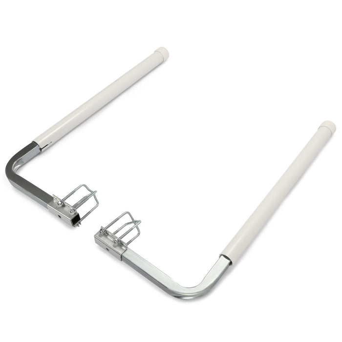 DURAFORCE 2PCS Boat Trailer 40" Zinc-Plated Guide On Post PVC Poles For Sailboat Trailer