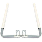DURAFORCE 2PCS Boat Trailer 40" Zinc-Plated Guide On Post PVC Poles For Sailboat Trailer