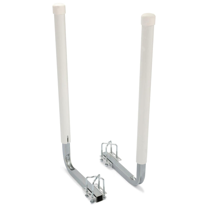 DURAFORCE 2PCS Boat Trailer 40" Zinc-Plated Guide On Post PVC Poles For Sailboat Trailer
