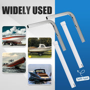 DURAFORCE 2PCS Boat Trailer 40" Zinc-Plated Guide On Post PVC Poles For Sailboat Trailer