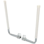 DURAFORCE 2PCS Boat Trailer 40" Zinc-Plated Guide On Post PVC Poles For Sailboat Trailer
