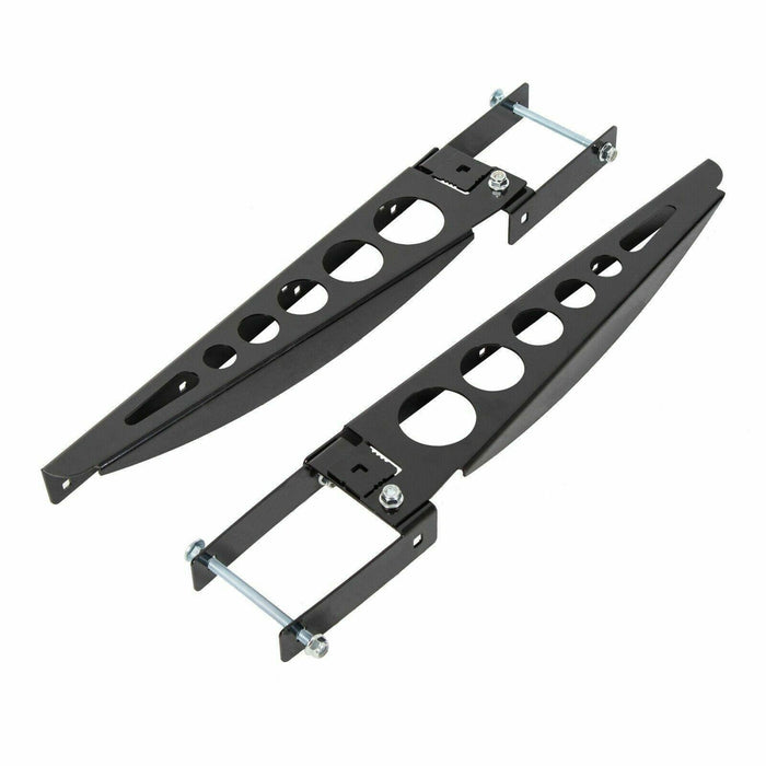 DURAFORCE RV 4'' Square Rear Bumper Mounted Cargo Box Generator Tray Support Arms Bracket