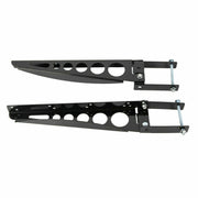 DURAFORCE RV 4'' Square Rear Bumper Mounted Cargo Box Generator Tray Support Arms Bracket