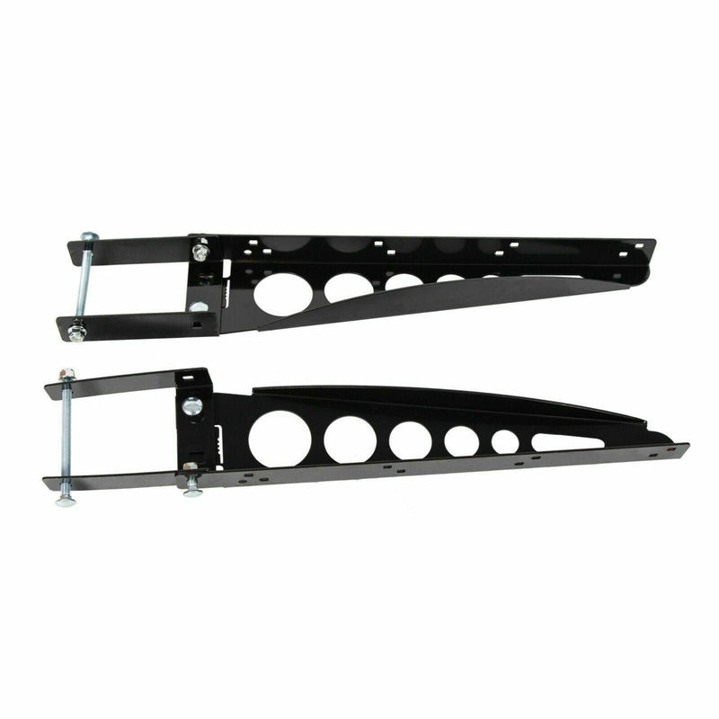 DURAFORCE RV 4'' Square Rear Bumper Mounted Cargo Box Generator Tray Support Arms Bracket